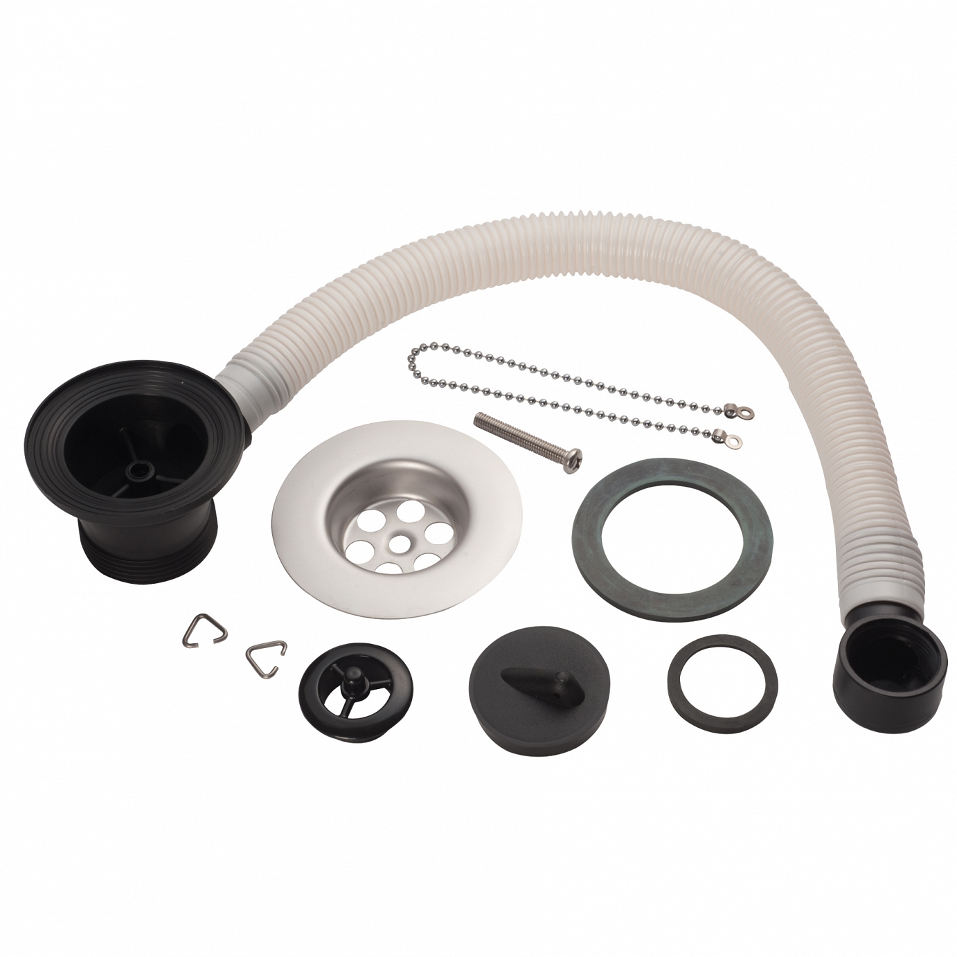 F2119 38mm waste, plug, chain and overflow